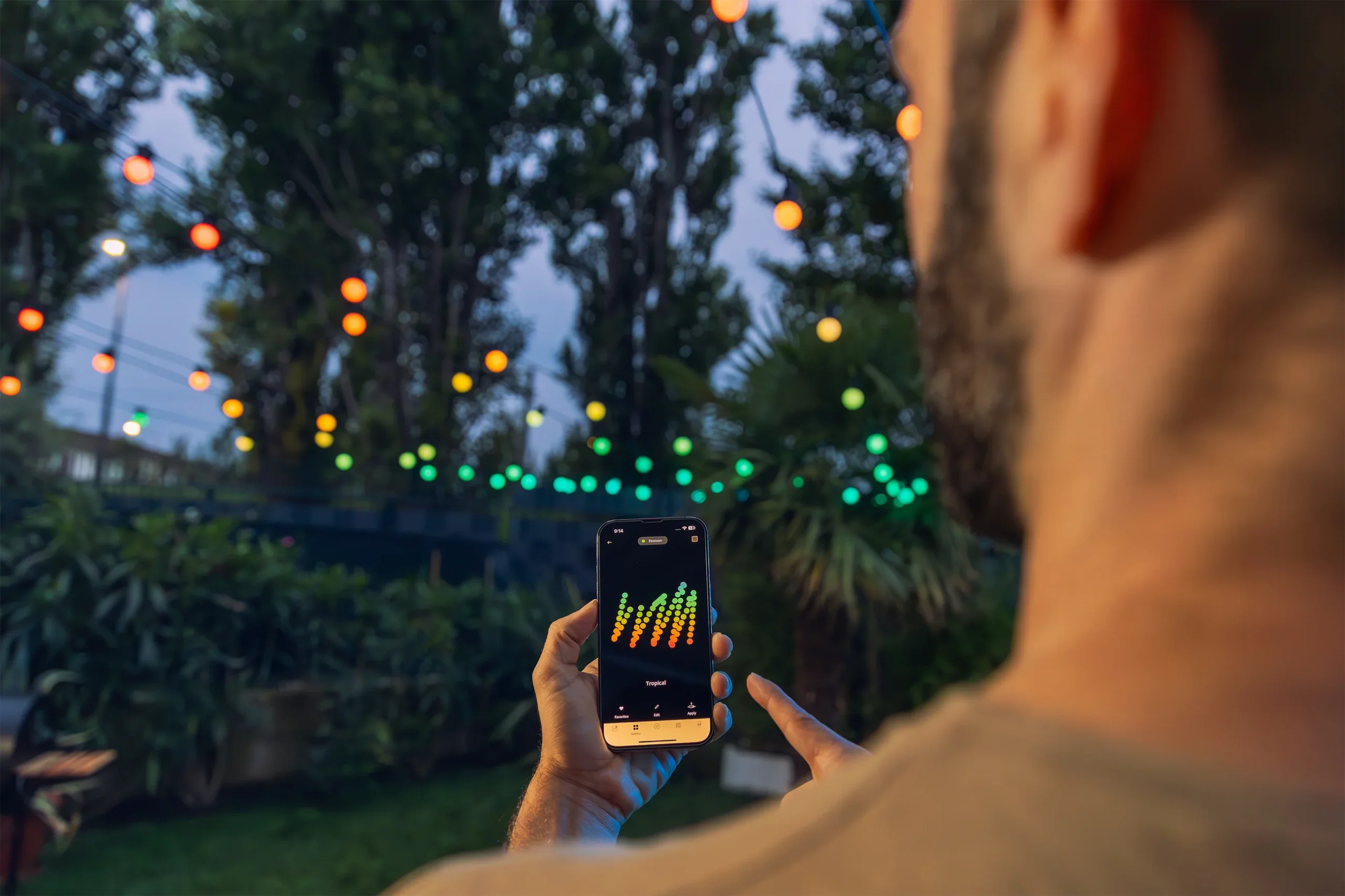 Twinkly™ Pametne lučke Festoon Lights - Začetni paket+razširitveni paket (40 lučk) - slika 13