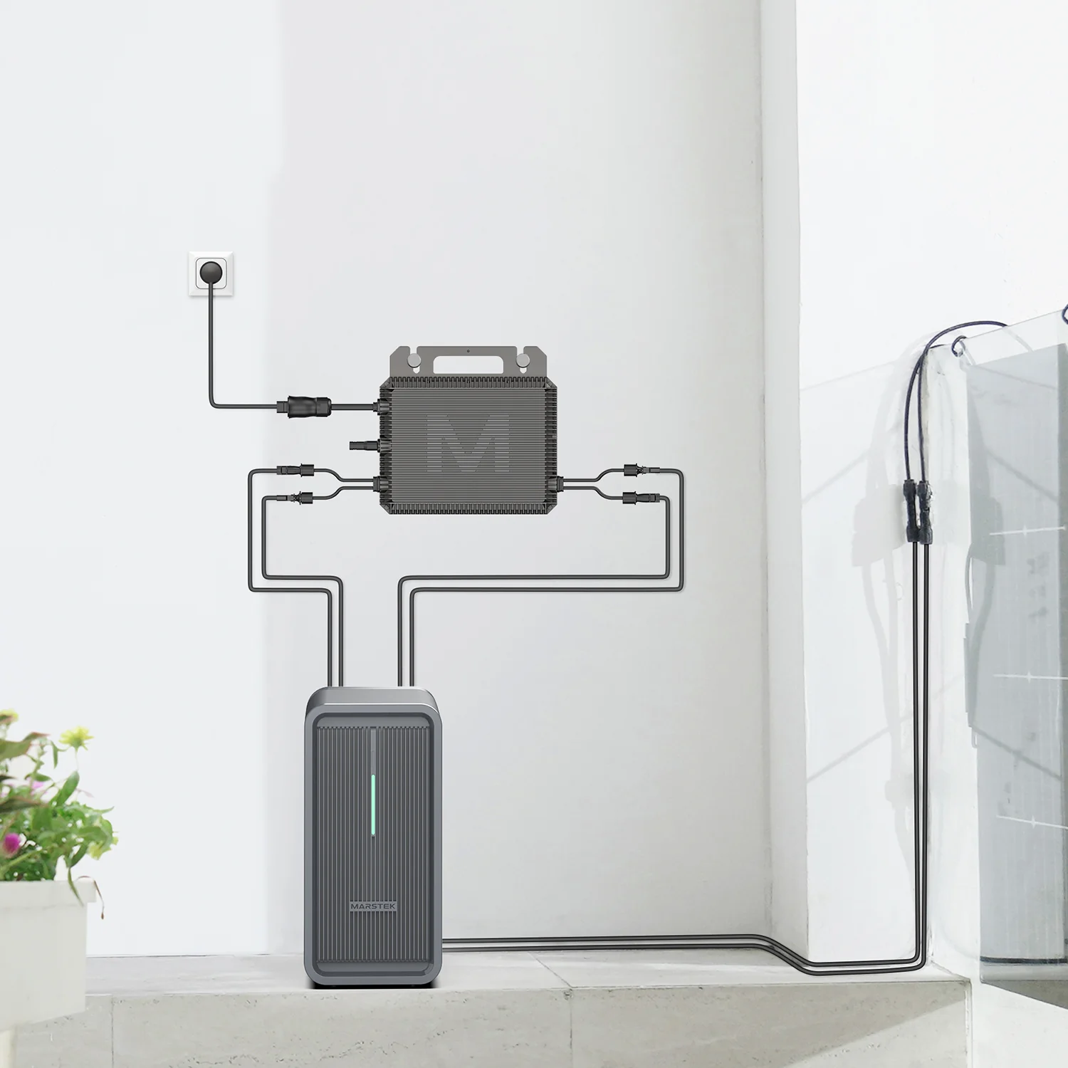 Marstek Saturn-M — Mikroinverter za balkonsko sončno elektrarno - slika 2