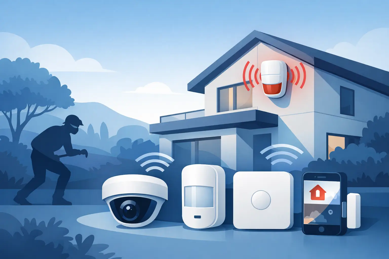 Brezžični alarm za hišo - kaj res šteje